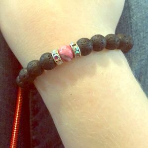 Homemade bracelets in many styles.